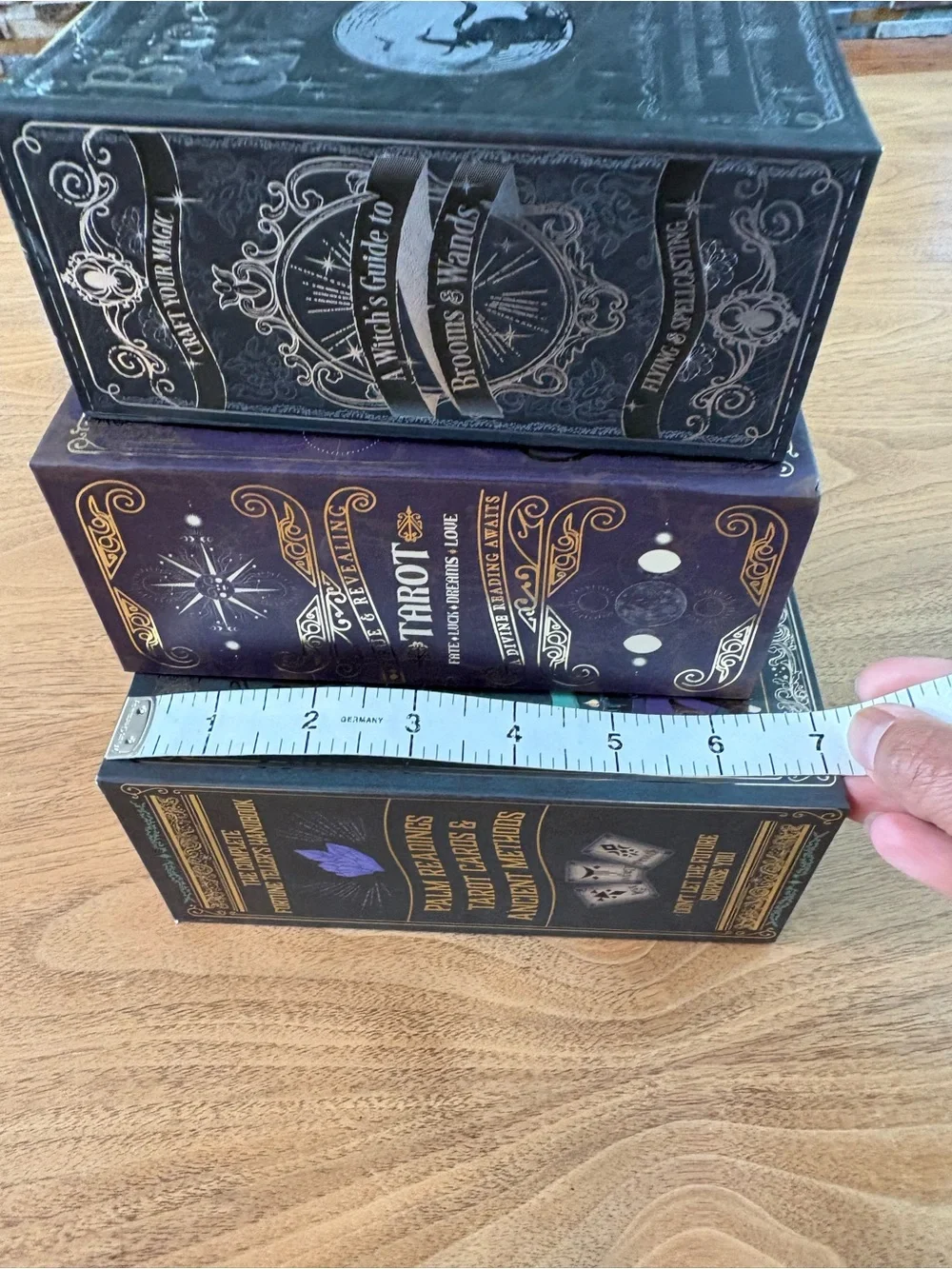 Trio of gift boxes
